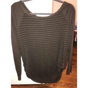 Striped light sweater